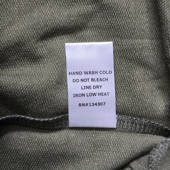 Lumiere Green Net Long Sleeve Top Sz Medium - Picture 6 of 7